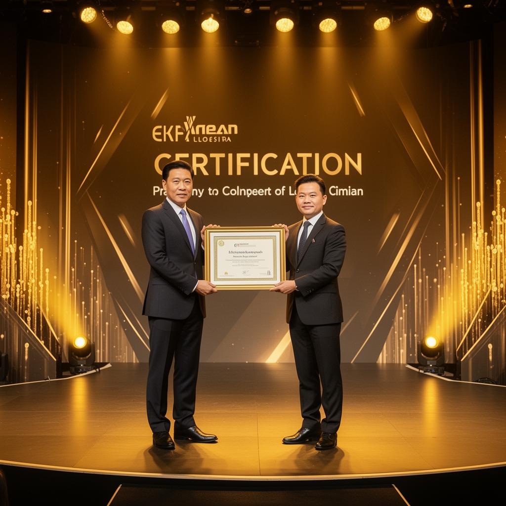 Certification ceremony