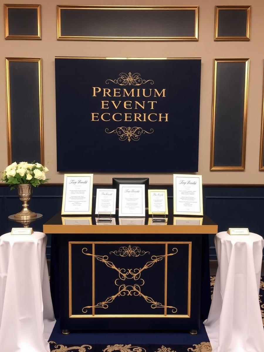 Premium event setup